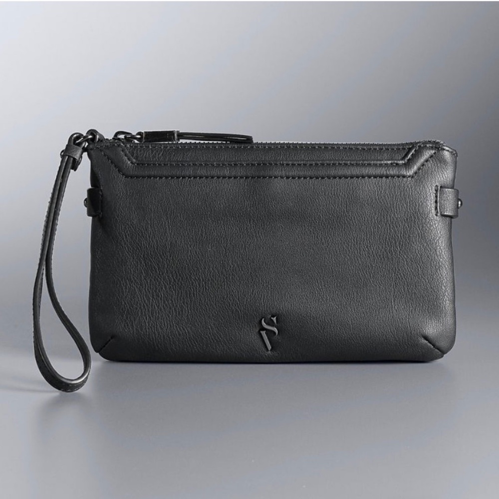 Simply Vera Vera Wang Joyce Faux Leather Wristlet